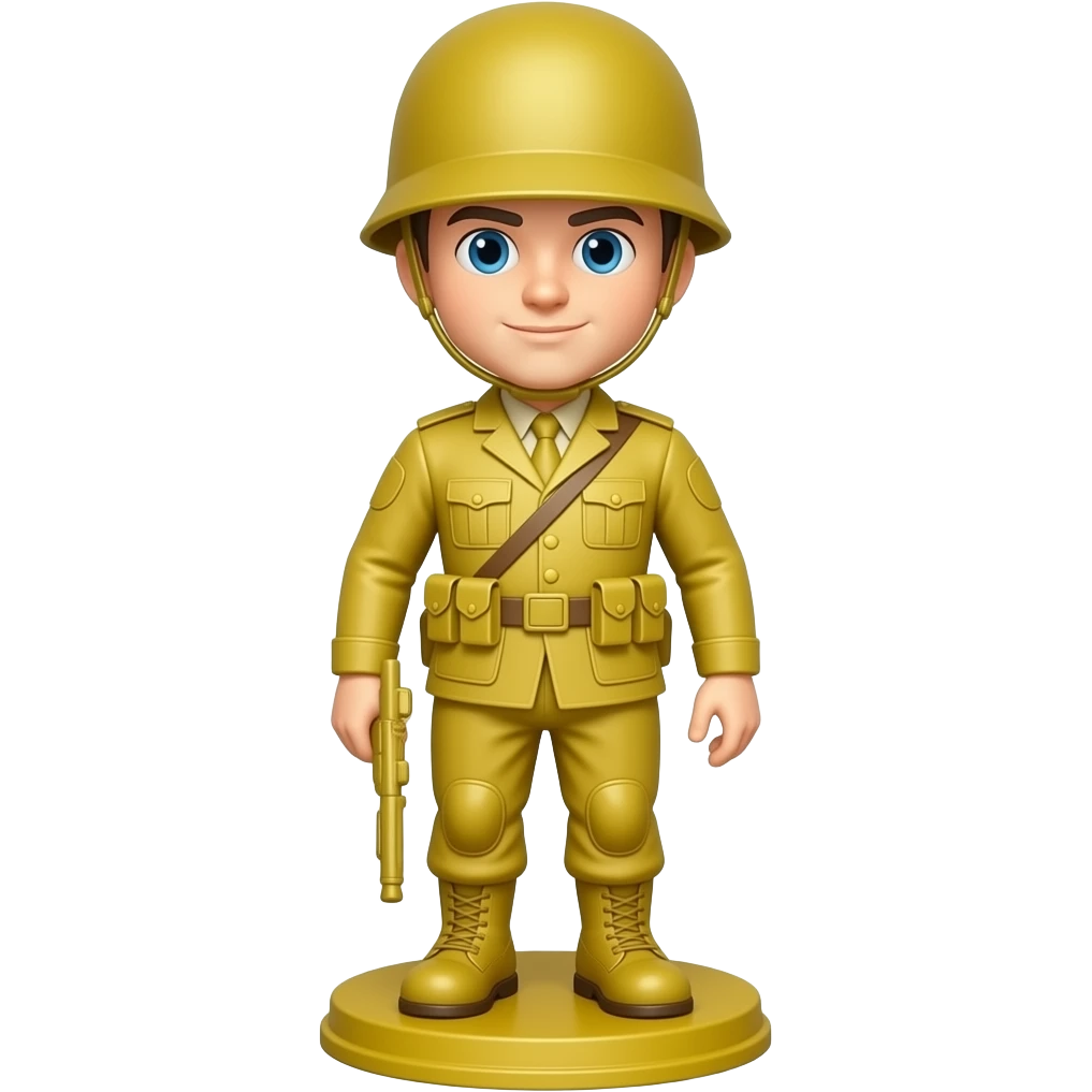 Yellow toy soldier emoji