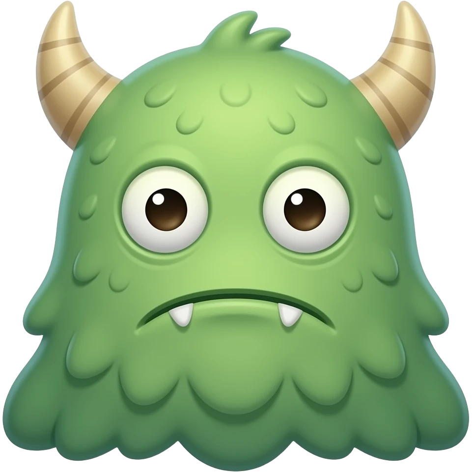 a monster 2D cannot say emoji