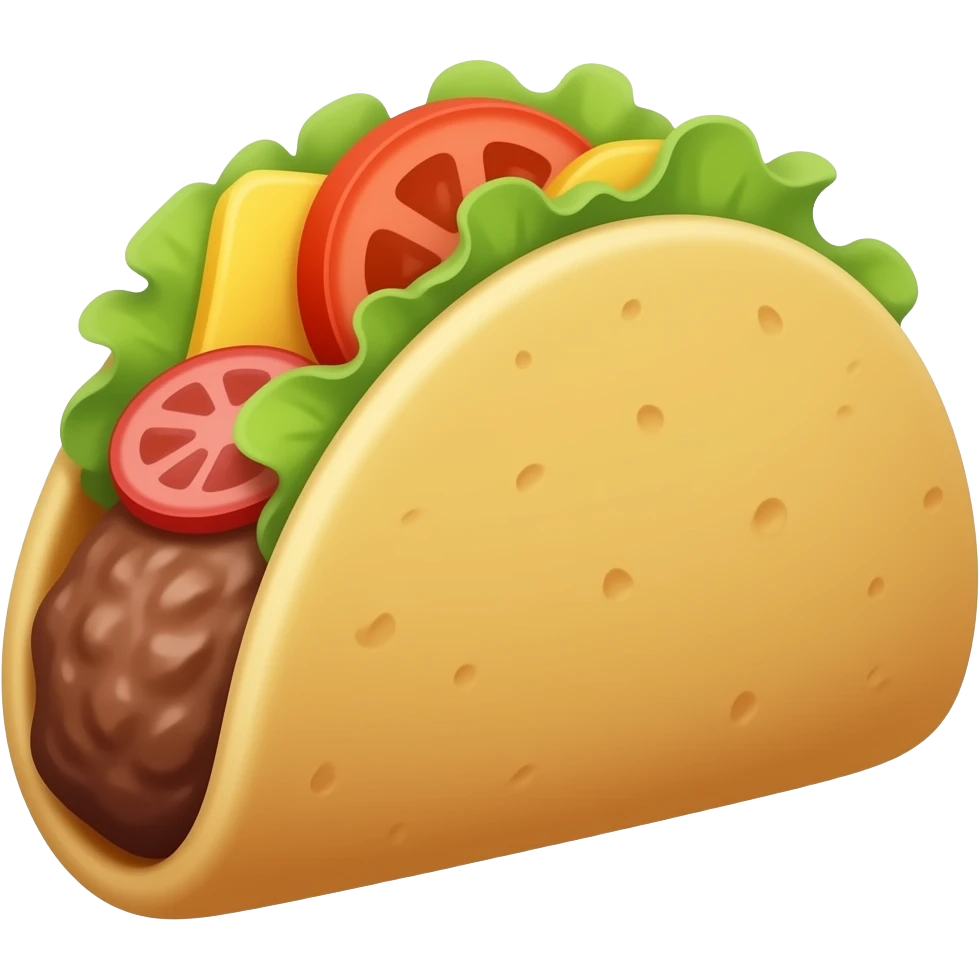 beef taco emoji