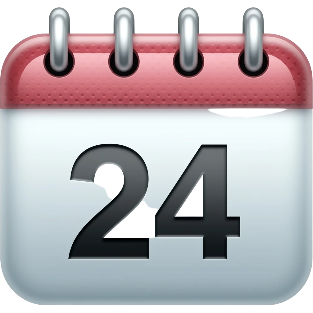 Calendar icon Transparent emoji