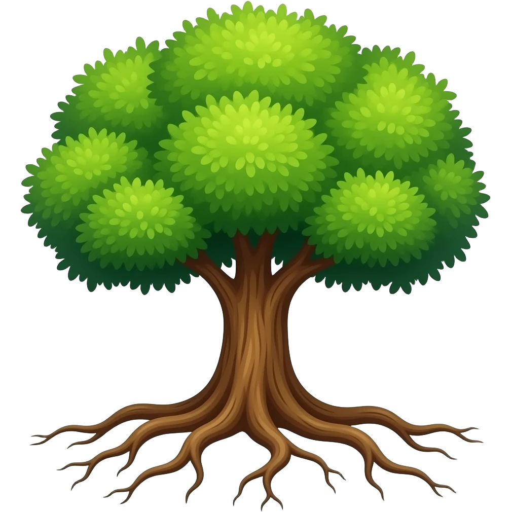 a little longer roots emoji