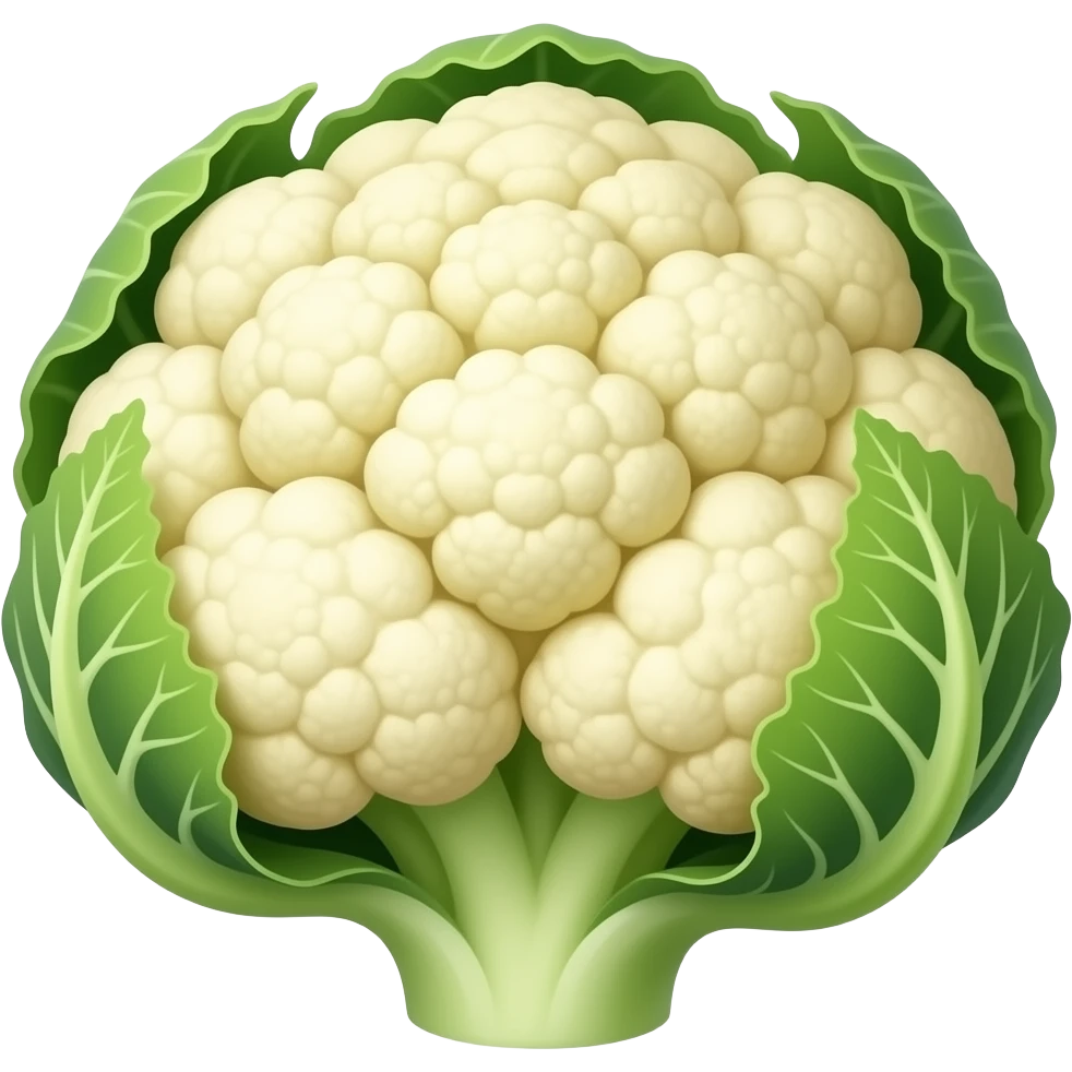more realisticcauliflower emoji