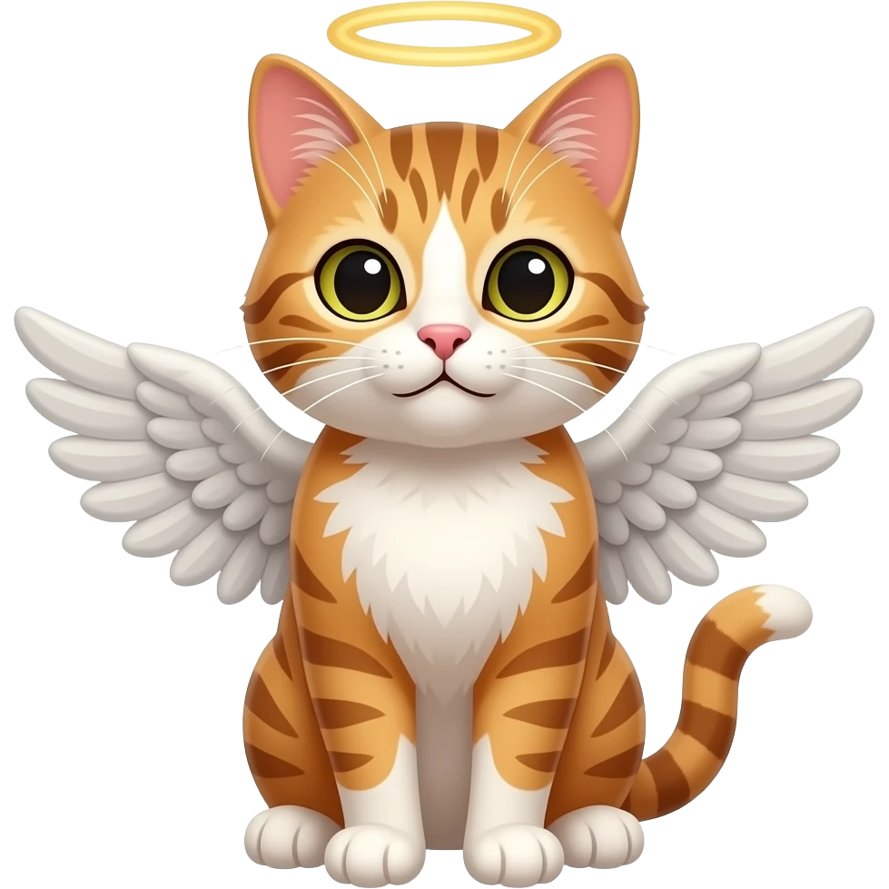 cat angel emoji