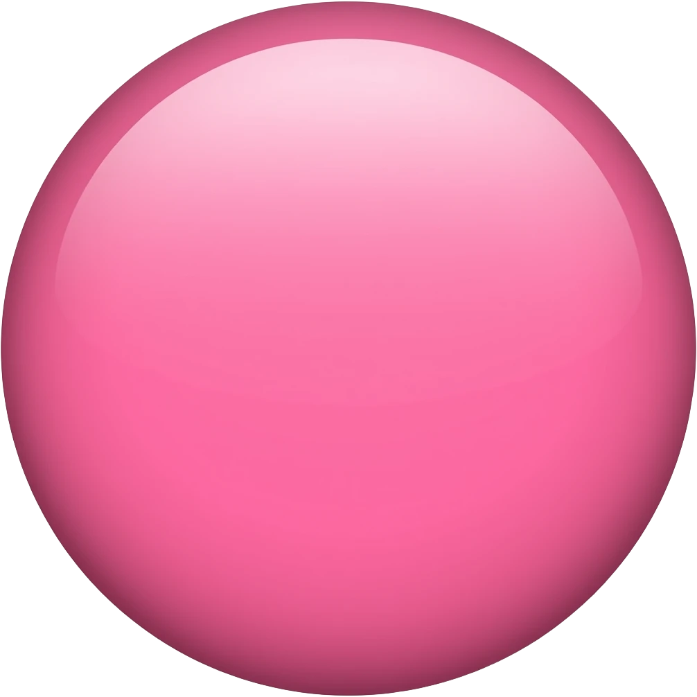 Pink circle emoji