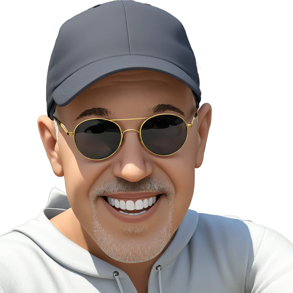 smiling boy in sunglasses emoji