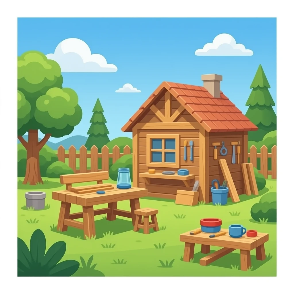 atelier menuiserie extérieur emoji