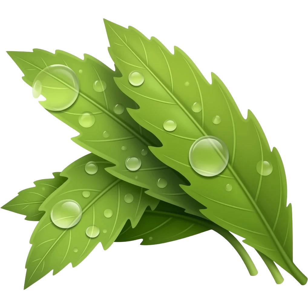 Ginseng leaves emoji