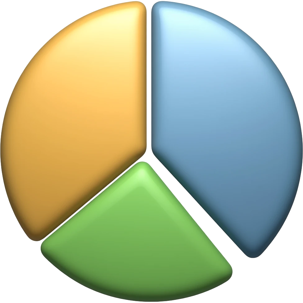 evil pie chart emoji