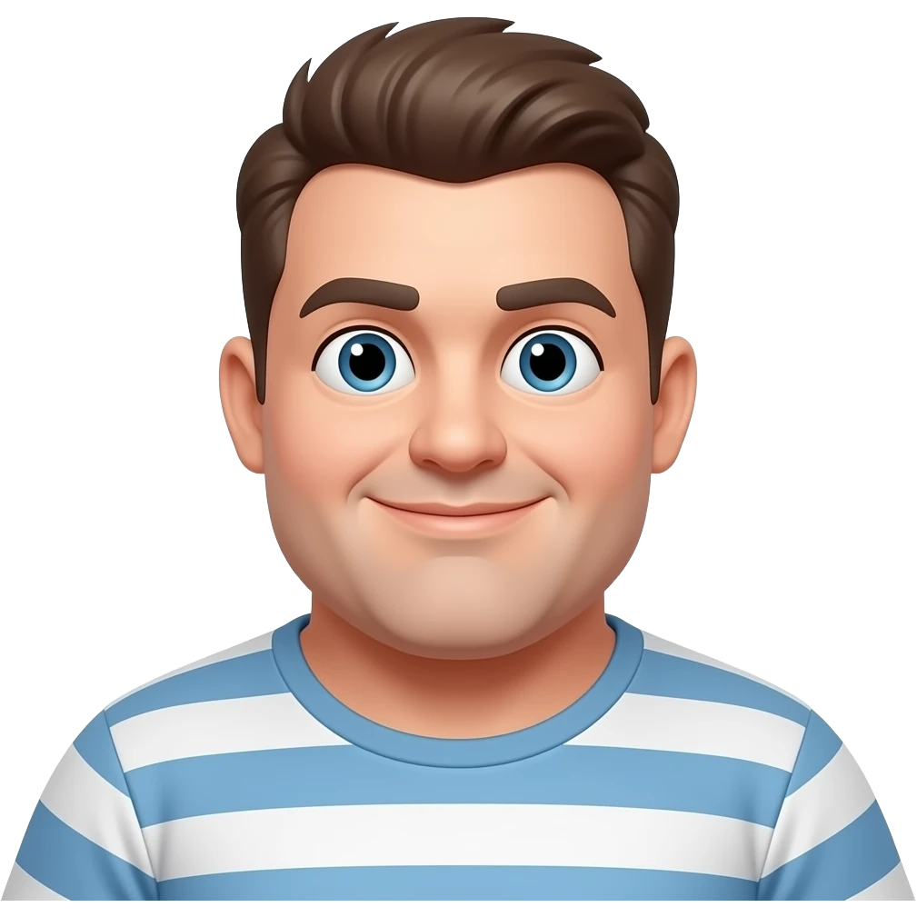 Fat farting guy emoji