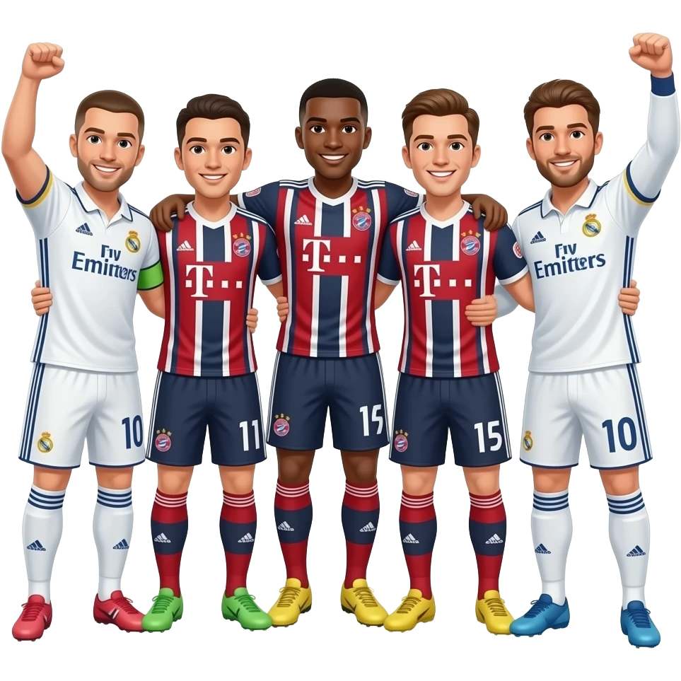 Sieg FC Bayern münchen  gegen Real madrid emoji