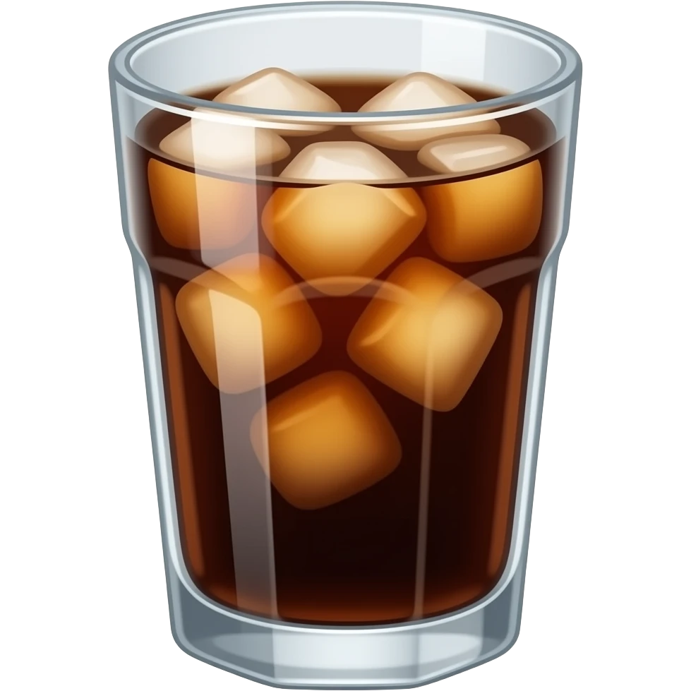 glass of iced coffee emoji