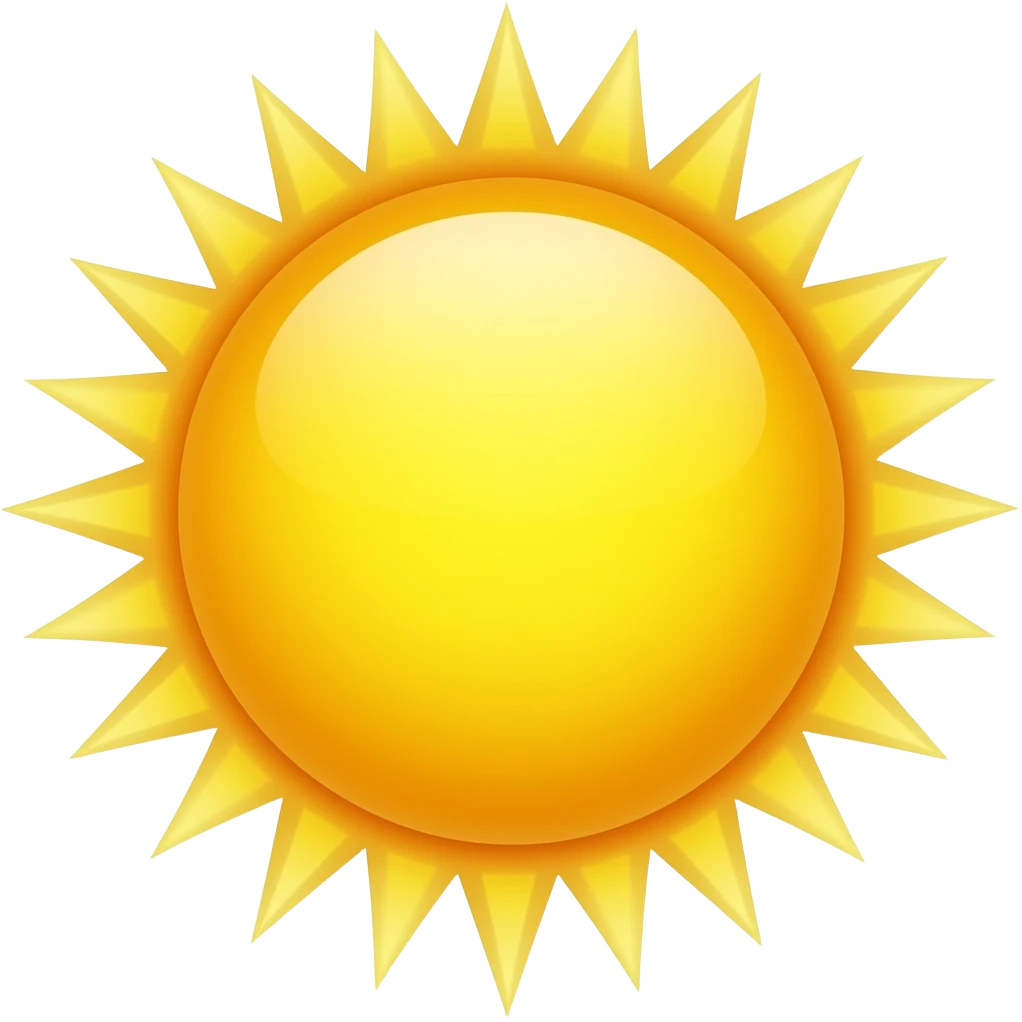 Sun emoji