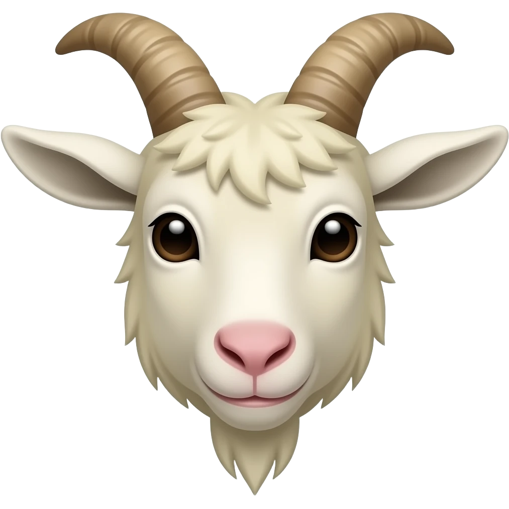 Hazme la cabeza de una cabra. emoji
