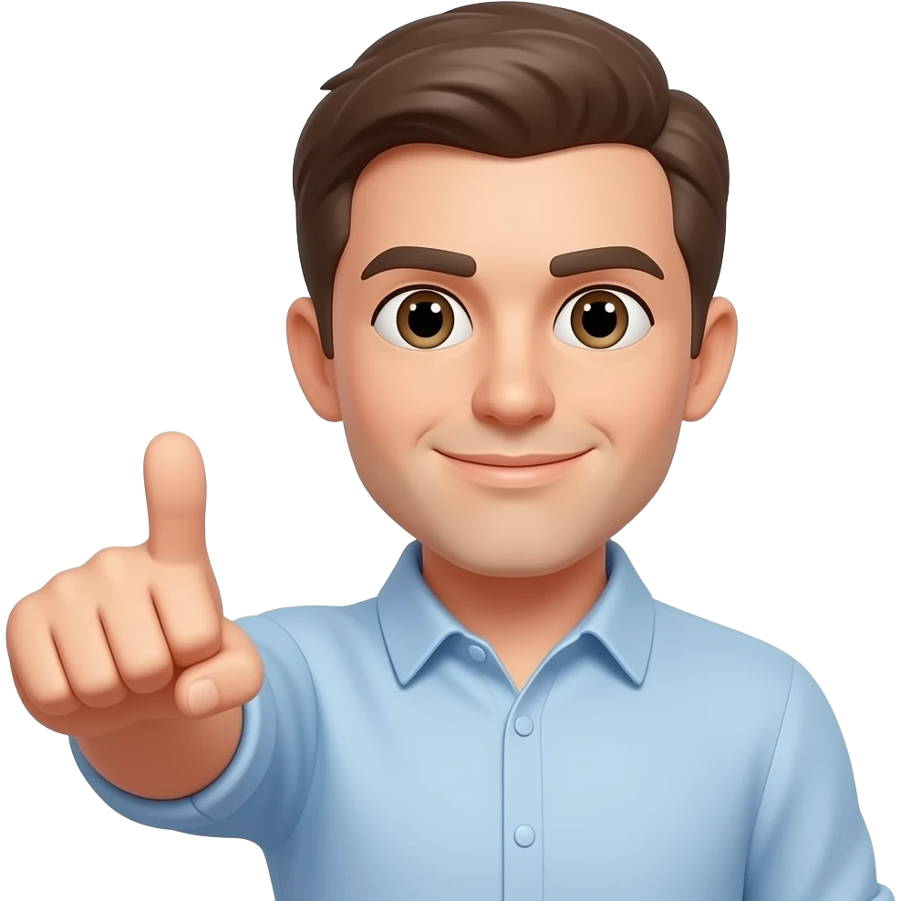 failed person with thumb down emoji