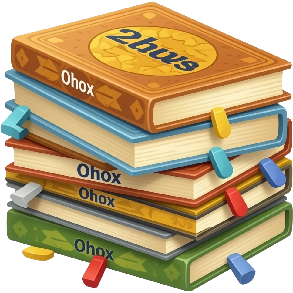 A stack of board games emoji