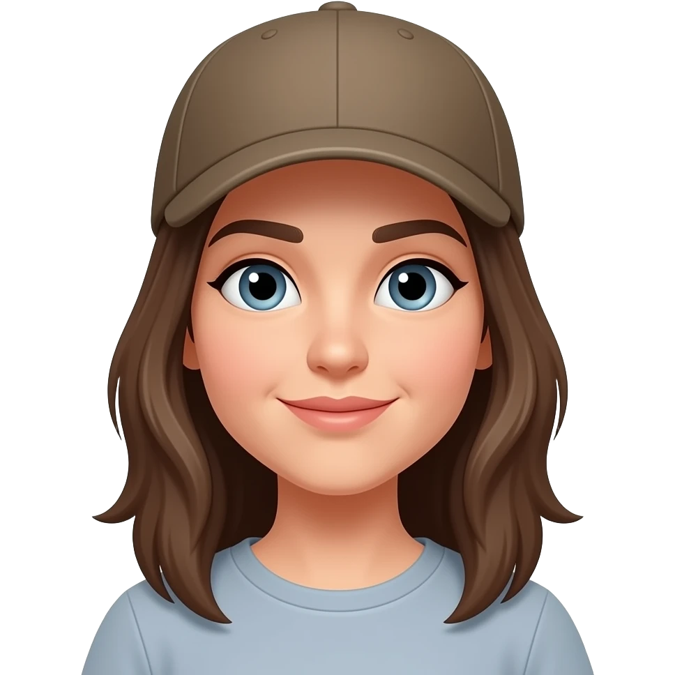 woman with a cap on her head emoji