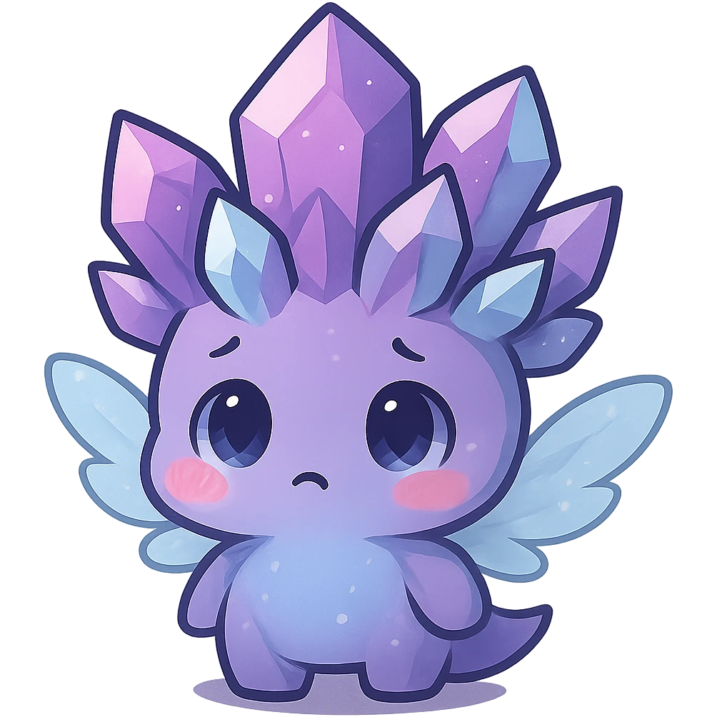 Add tiny magical wings to the image, keep the background transparent. The style should be consistent with the original image's look. emoji