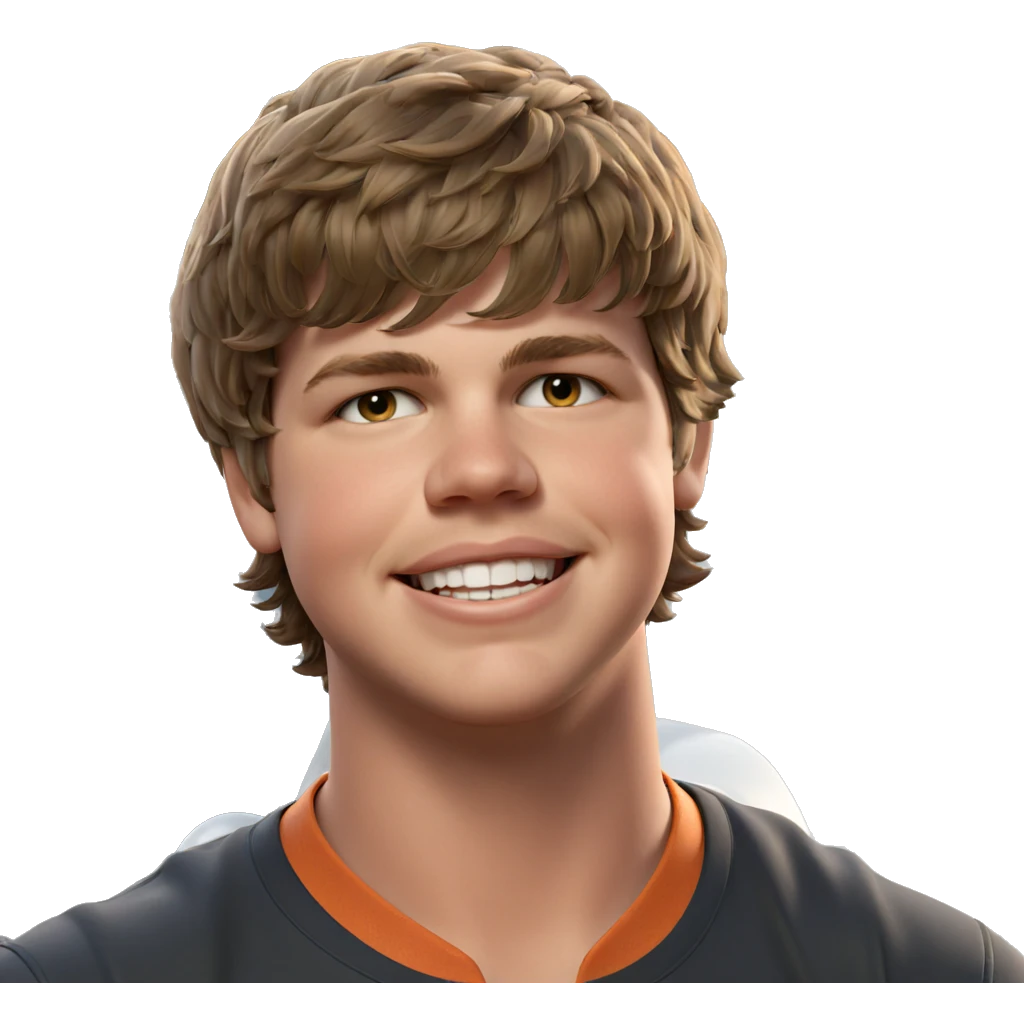 smiling boy outdoors with vehicle emoji