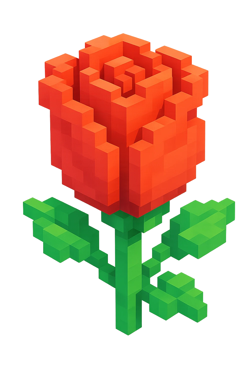 please Make it beautiful voxel style emoji