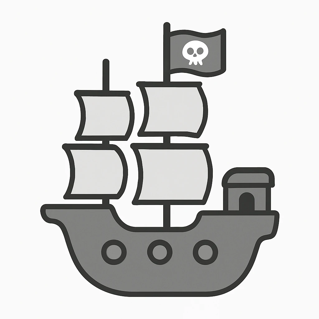 pirate ship emoji