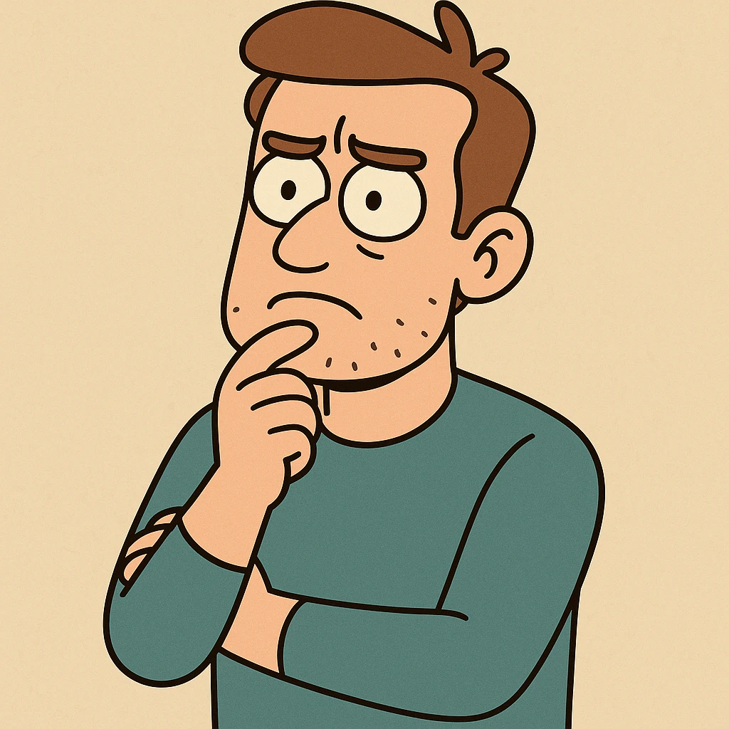 man thinking emoji