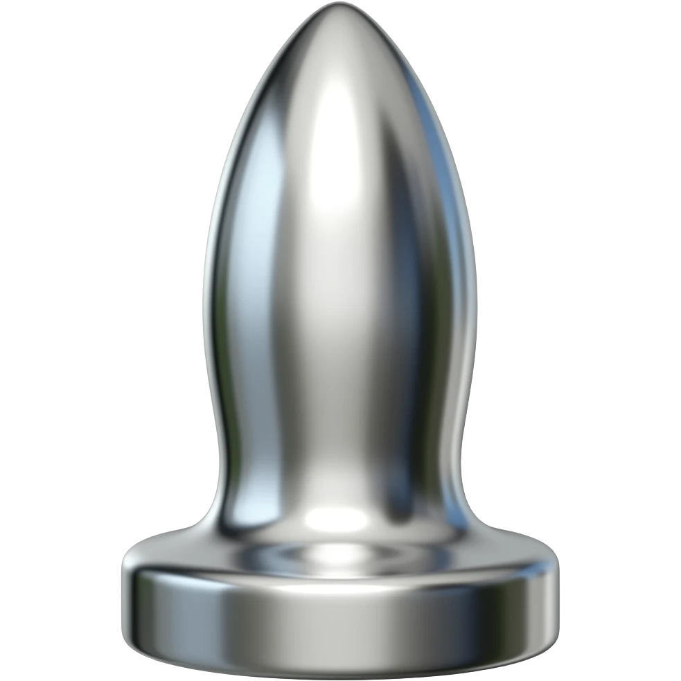 Chrome Butt plug emoji