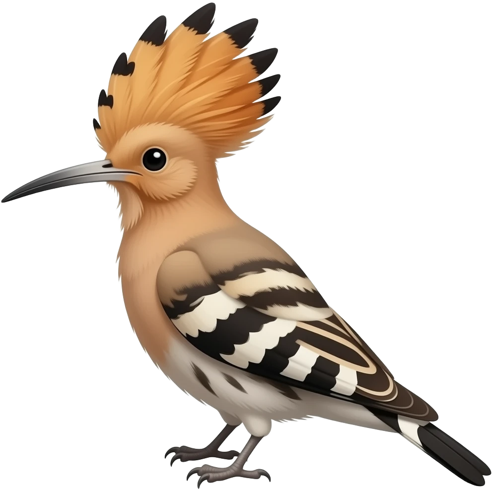 Hoopoe emoji
