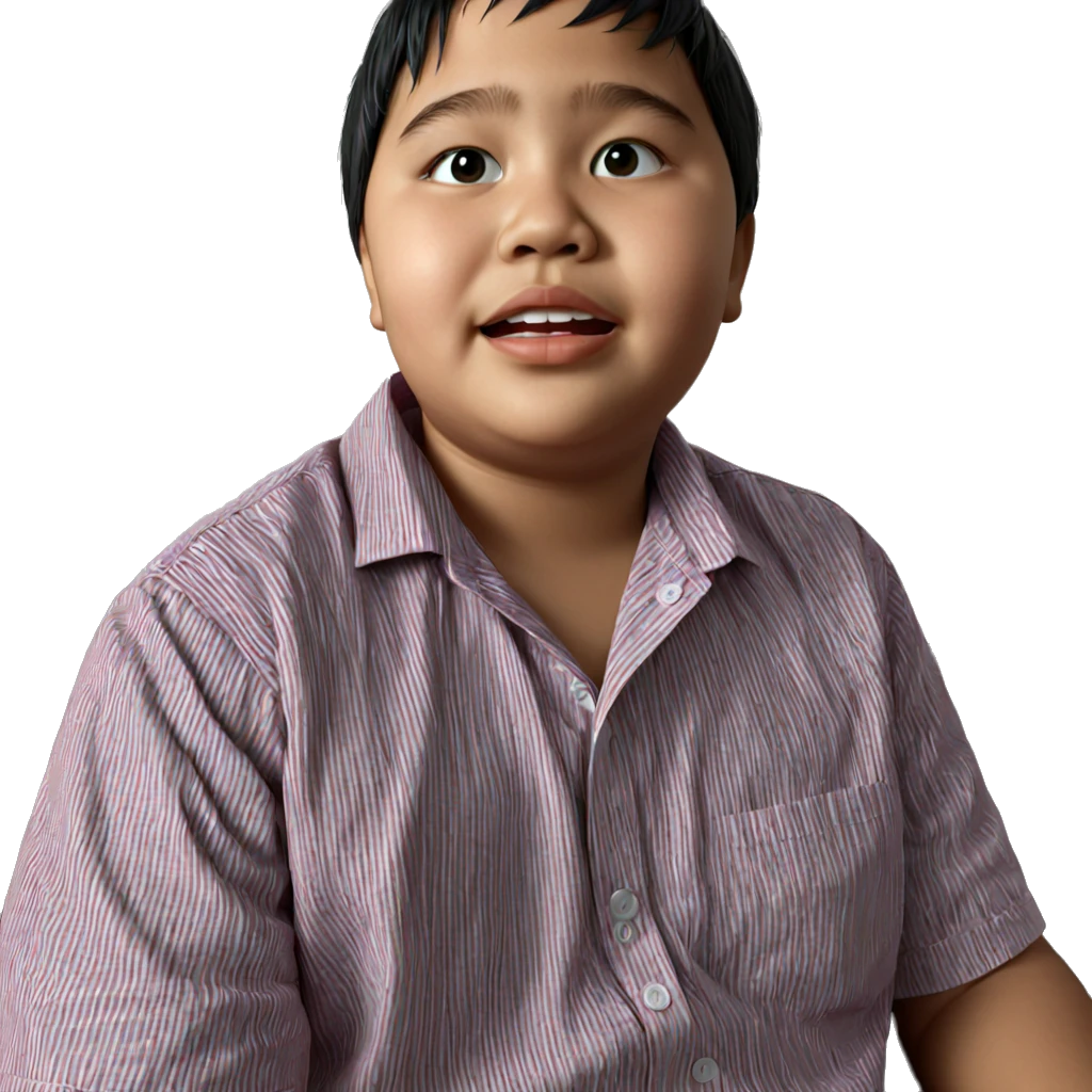 realistic portrait of a boy emoji