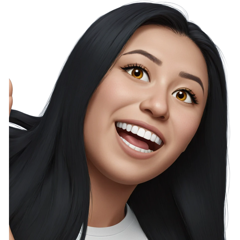 realistic portrait of girl emoji