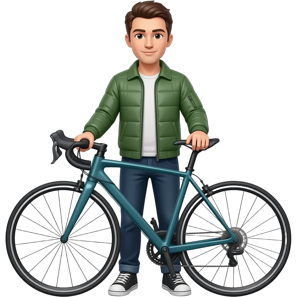 Green jacket GRAB BIKE emoji