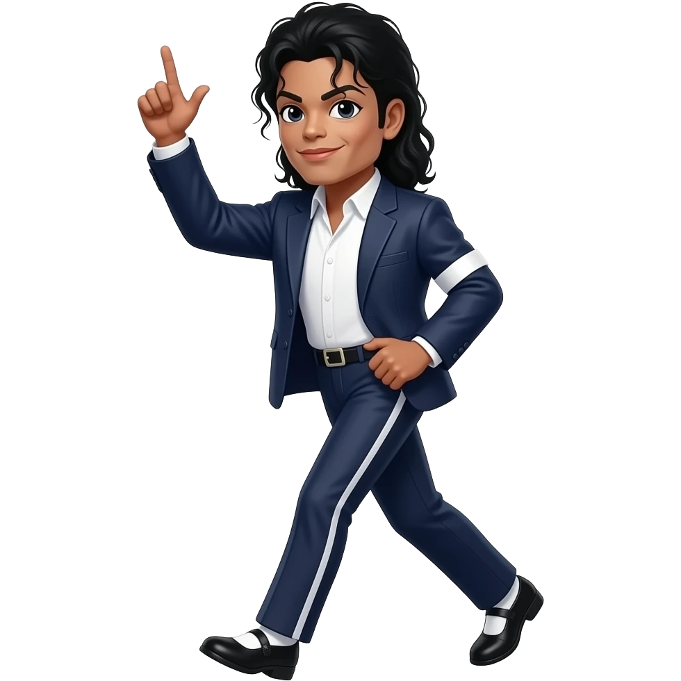 Micheal Jackson moonwalk emoji