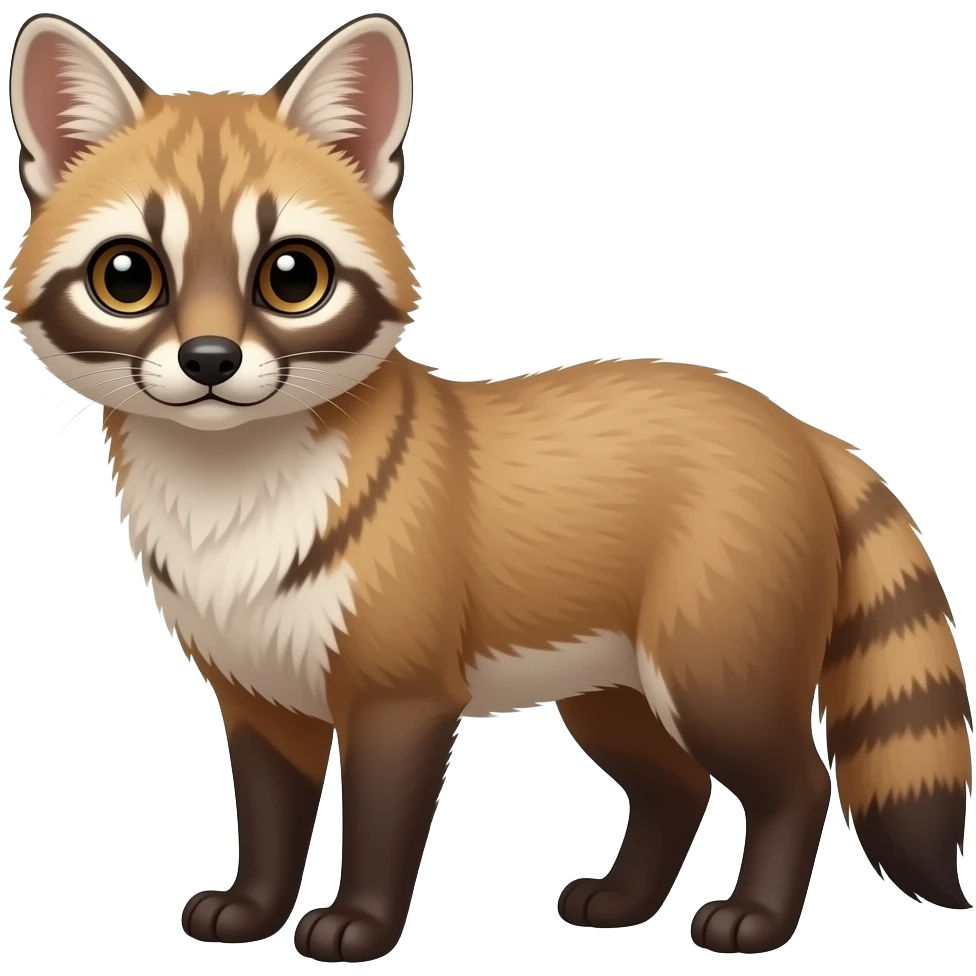 Civet, full body emoji