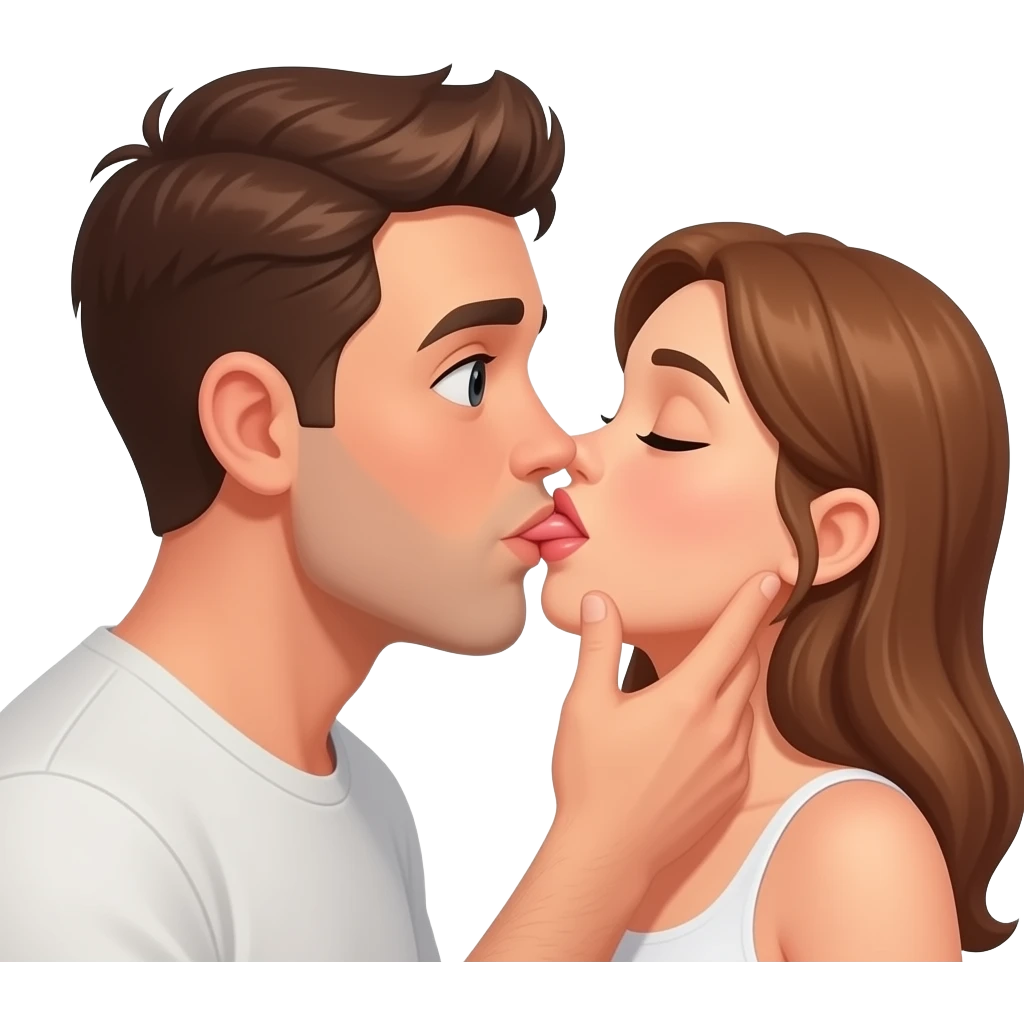 Guy sucking woman’s vagina emoji