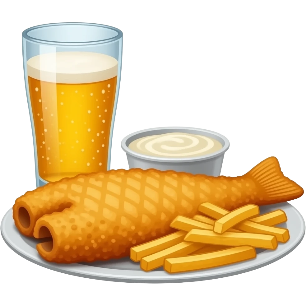 Wisconsin supper club classic Friday night  fish fry on a platter beer battered no head on fish make the chips french fries emoji