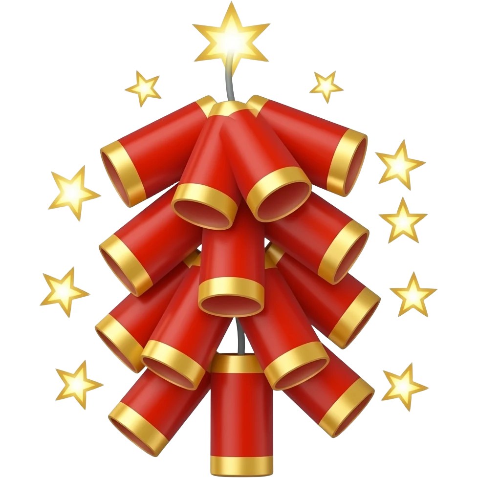 Firecracker emoji