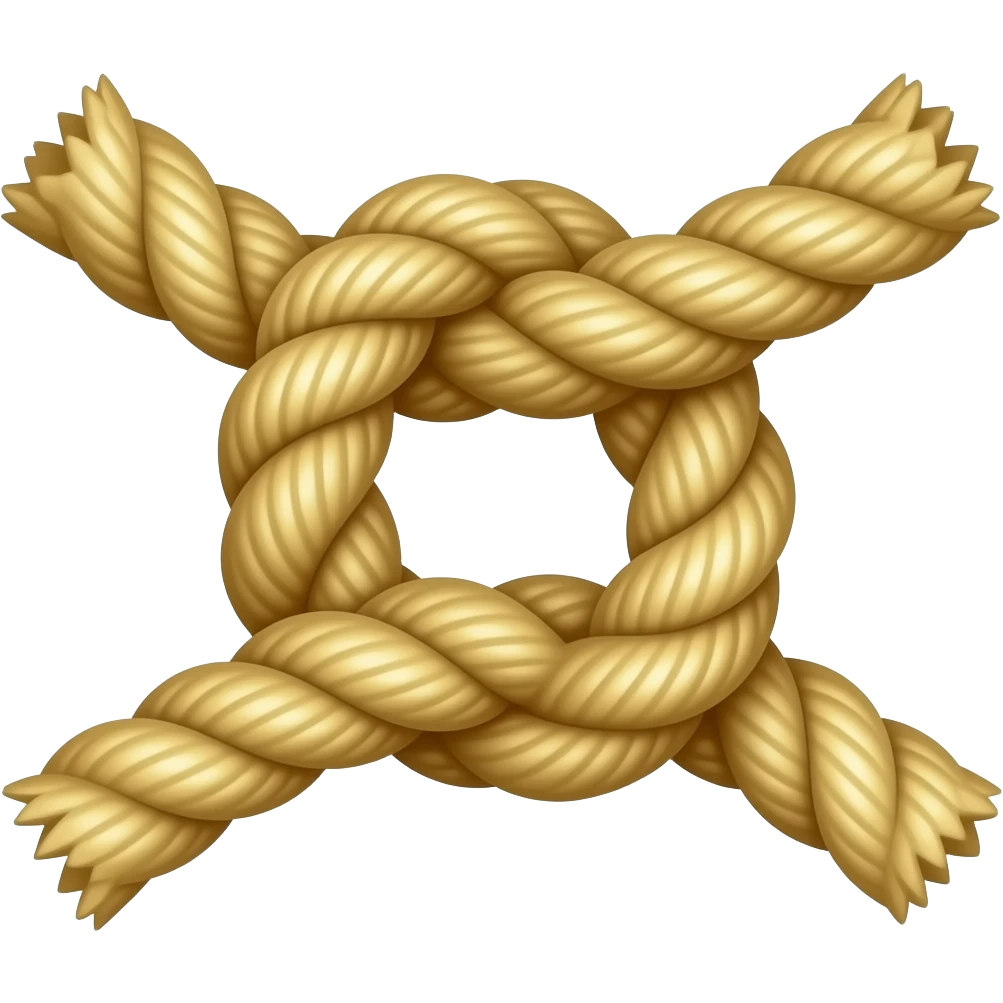 Tied rope Knot emoji
