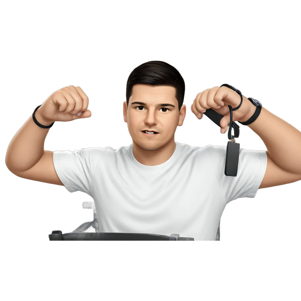 male portrait with short hair emoji