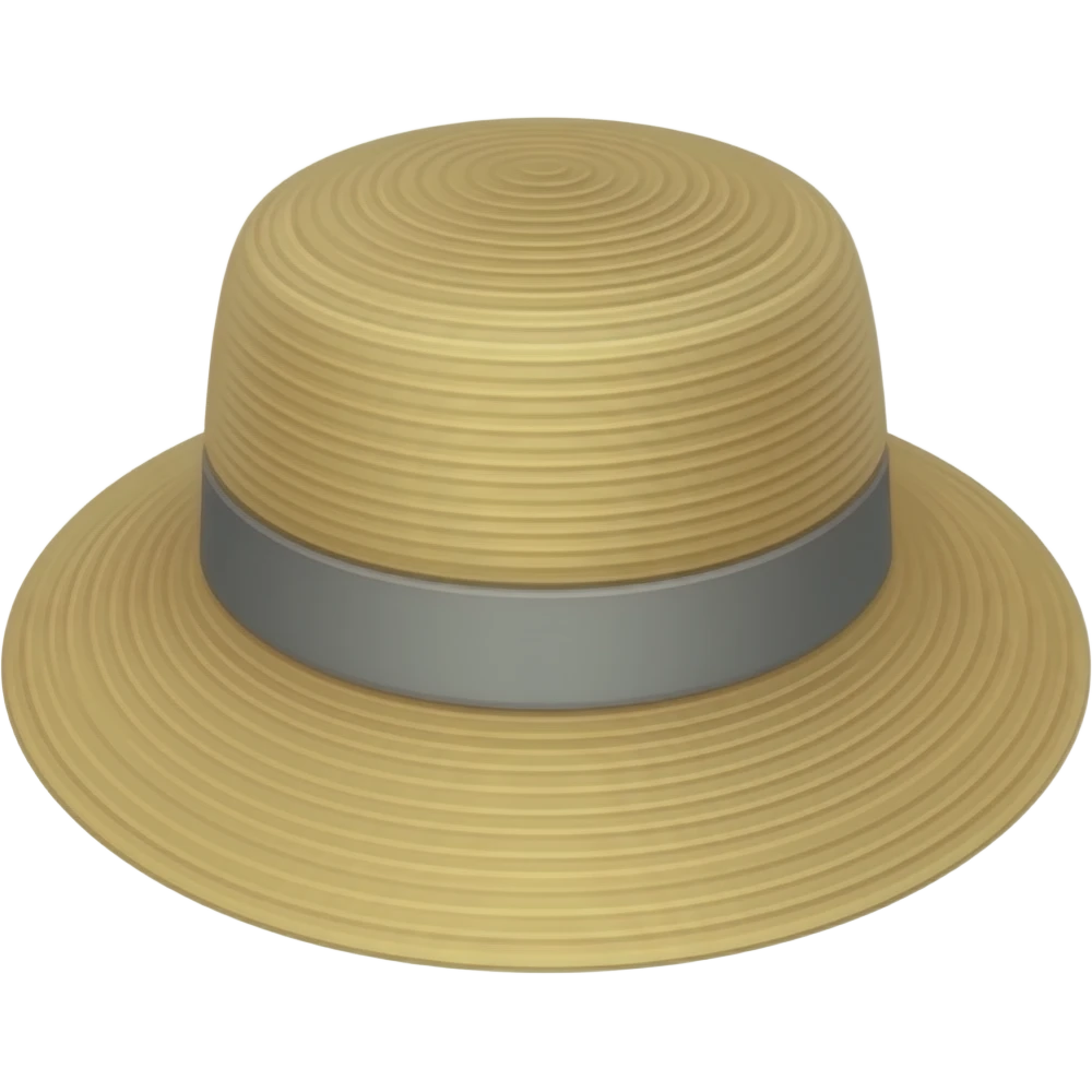 has un emoji de un sombrero de paja emoji