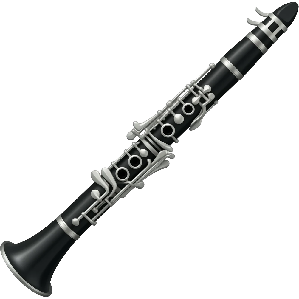 Clarinet emoji regular emoji