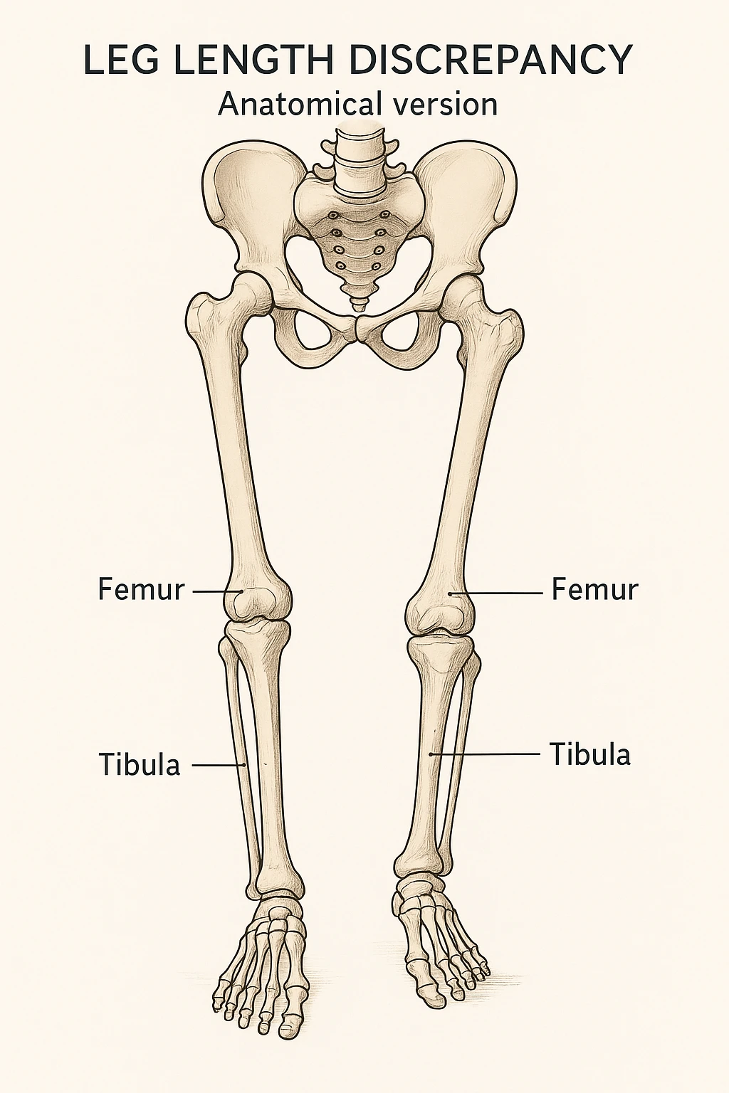 Dismetria versione anatomica emoji