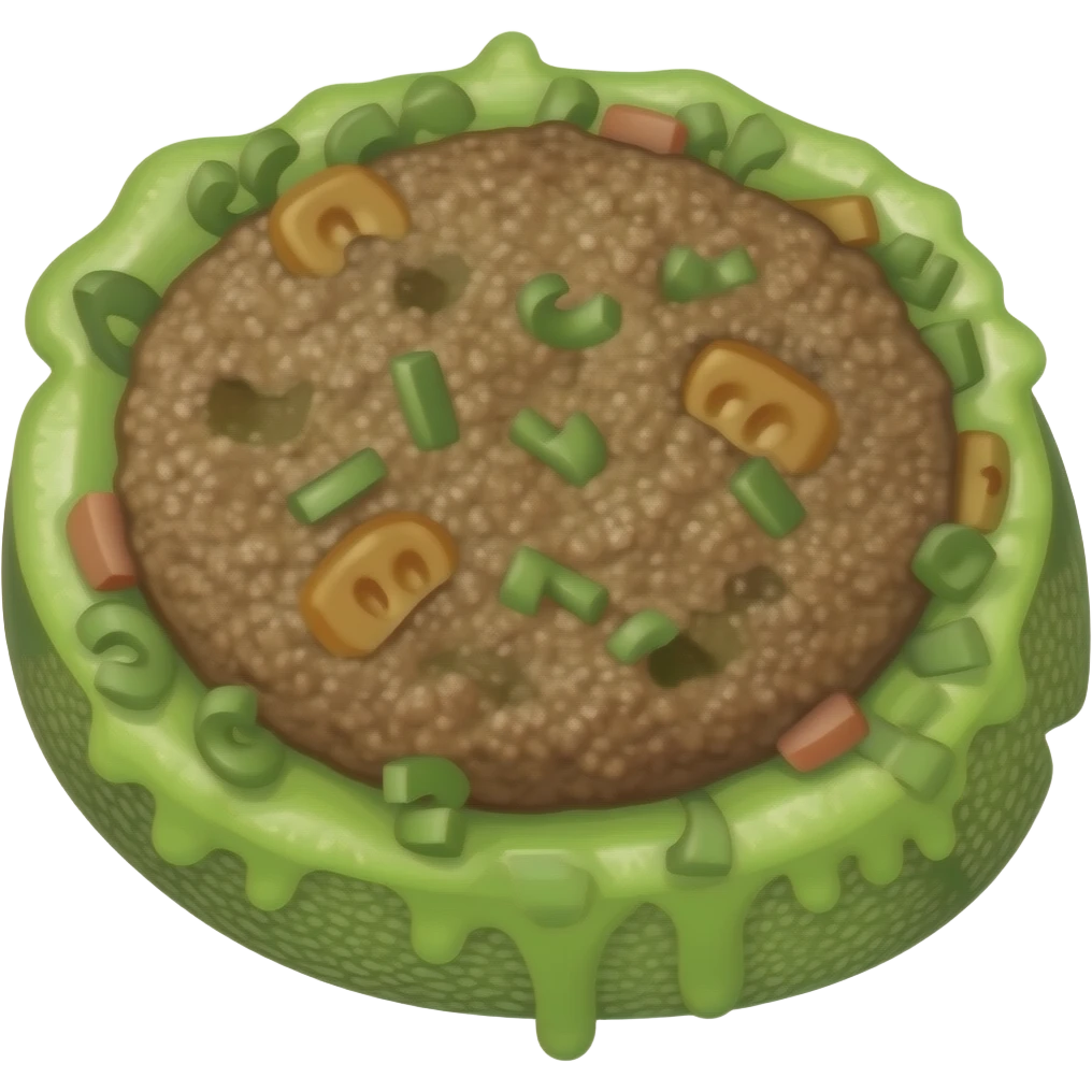 green veggie patty emoji