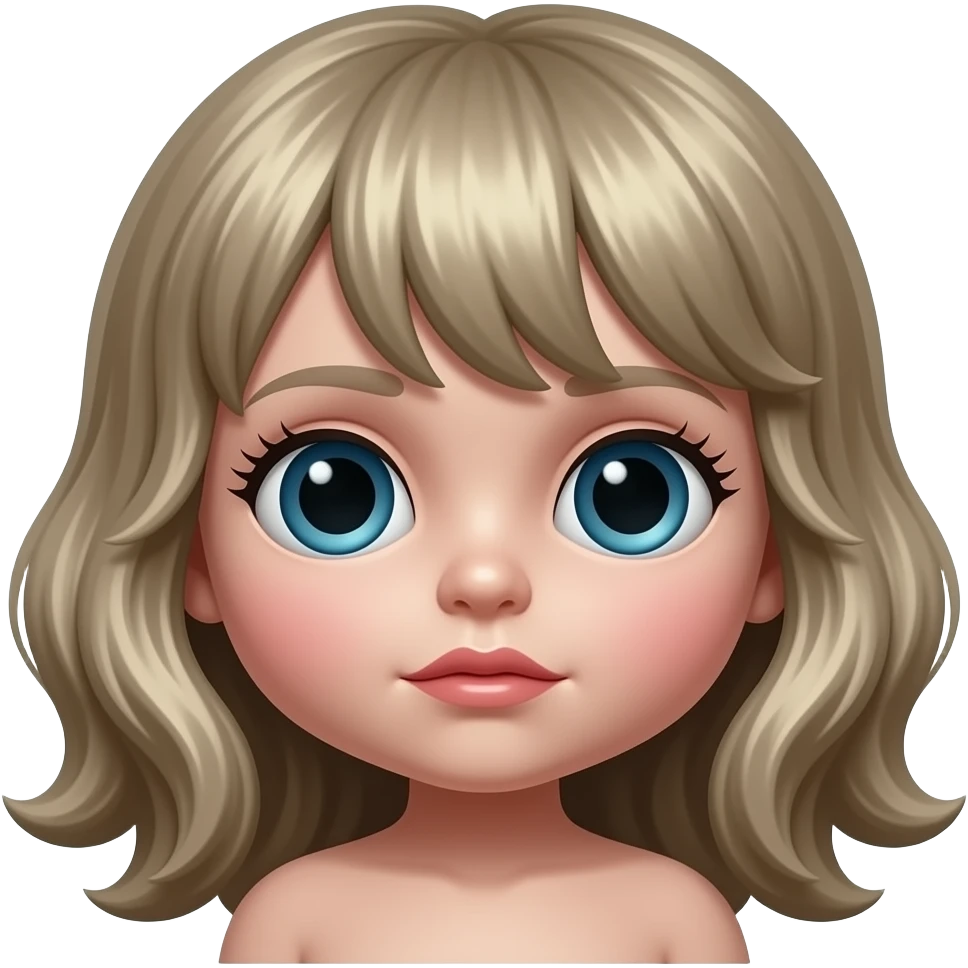 Conjuring scary doll emoji