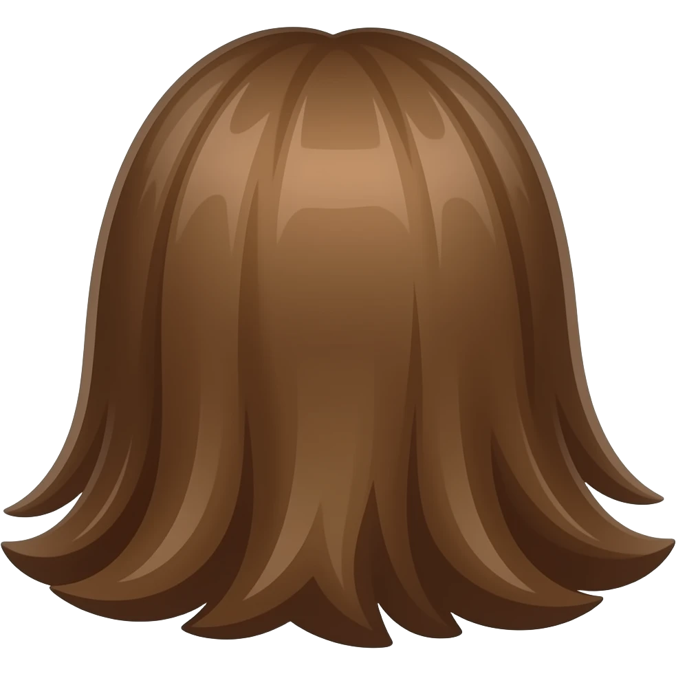 Hair moreno liso emoji