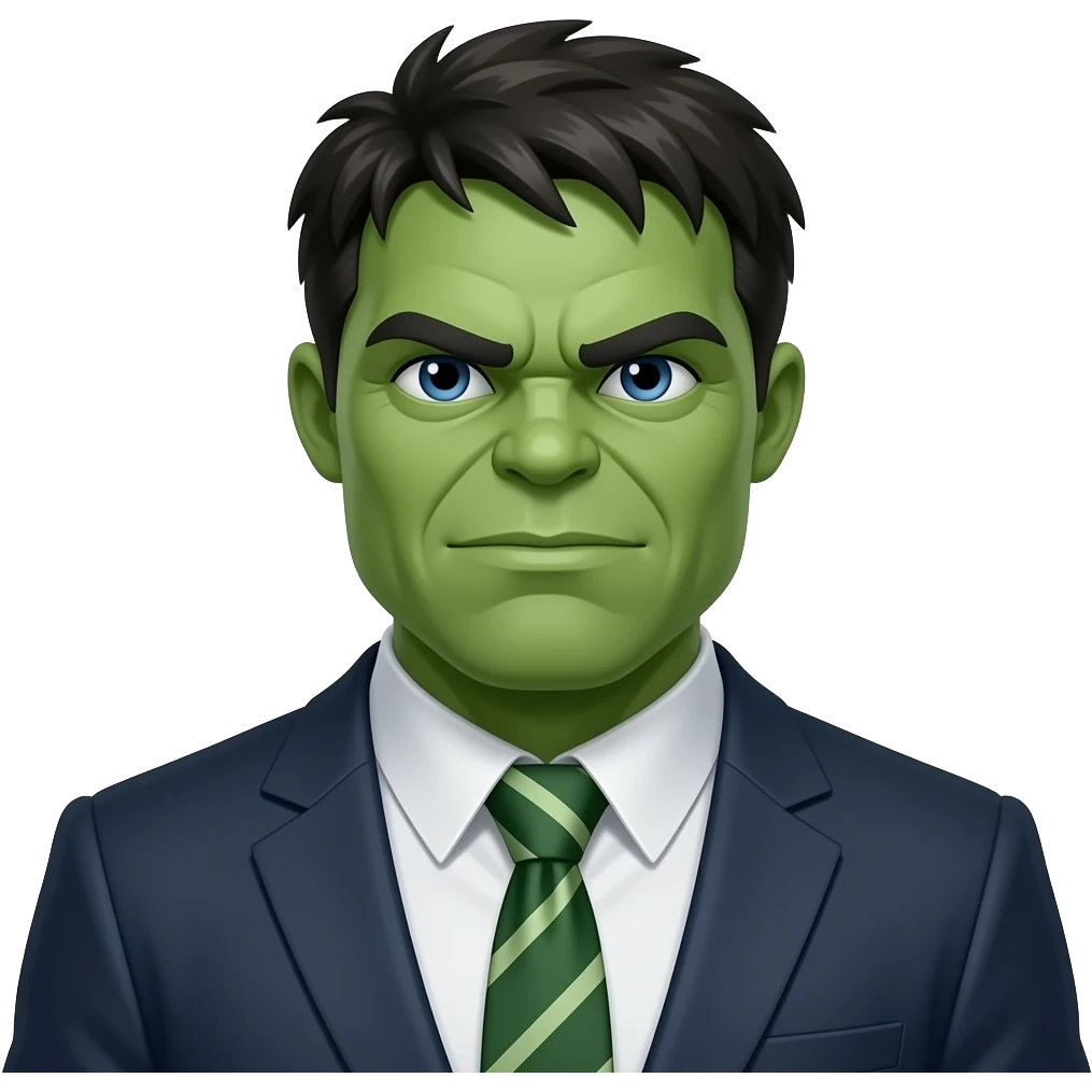 Hulk on shuit emoji