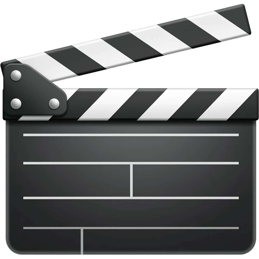 video cine claqueta emoji
