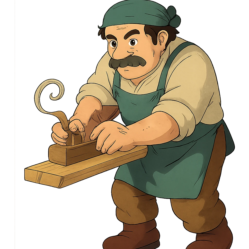 ghibli style carpenter emoji