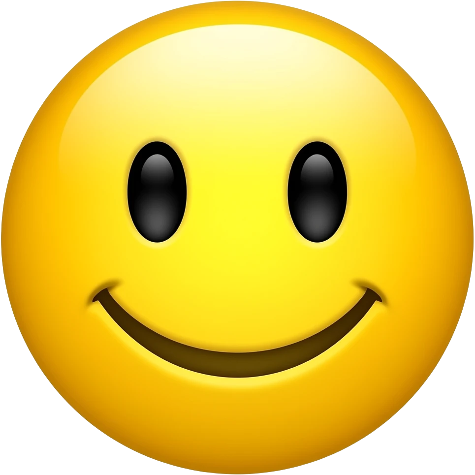 Emoji amarillo redondo brillante ? emoji