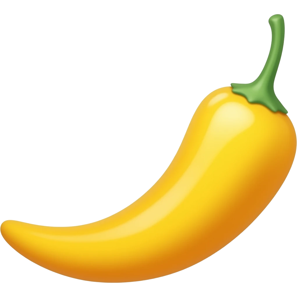 make a yellow chili emoji