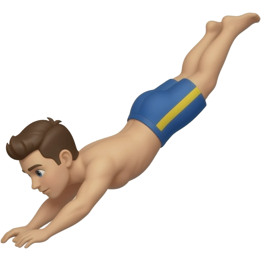 Hey hey! Watch out! I dive without warning! emoji