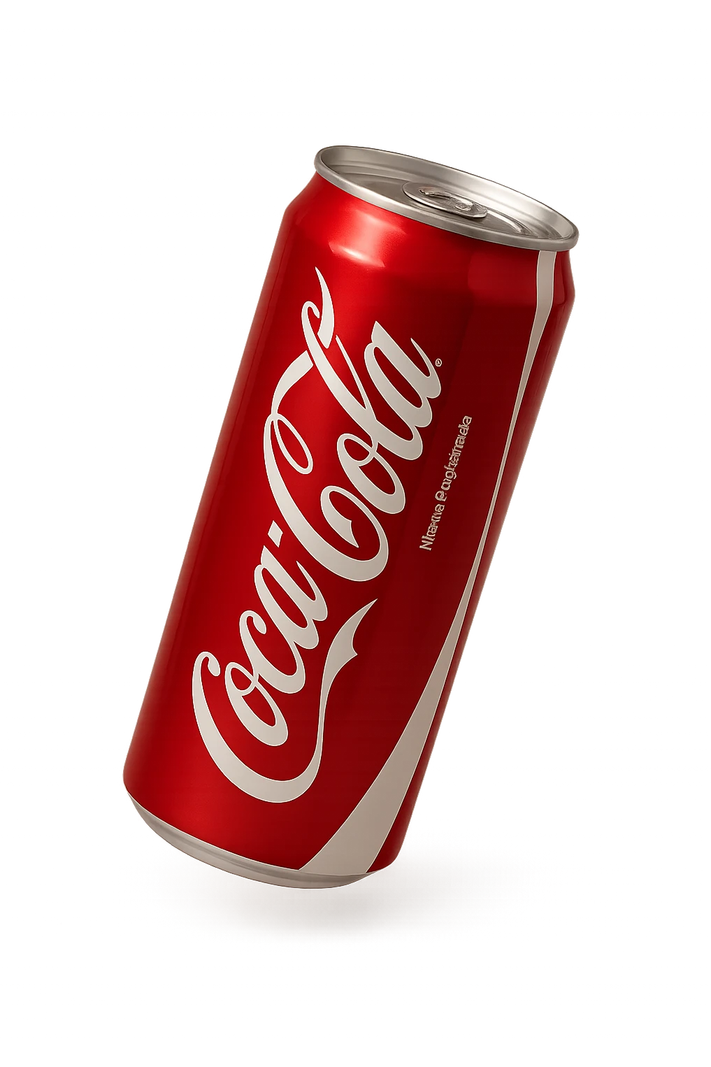 coca cola iperrealistica fluttua in aria emoji